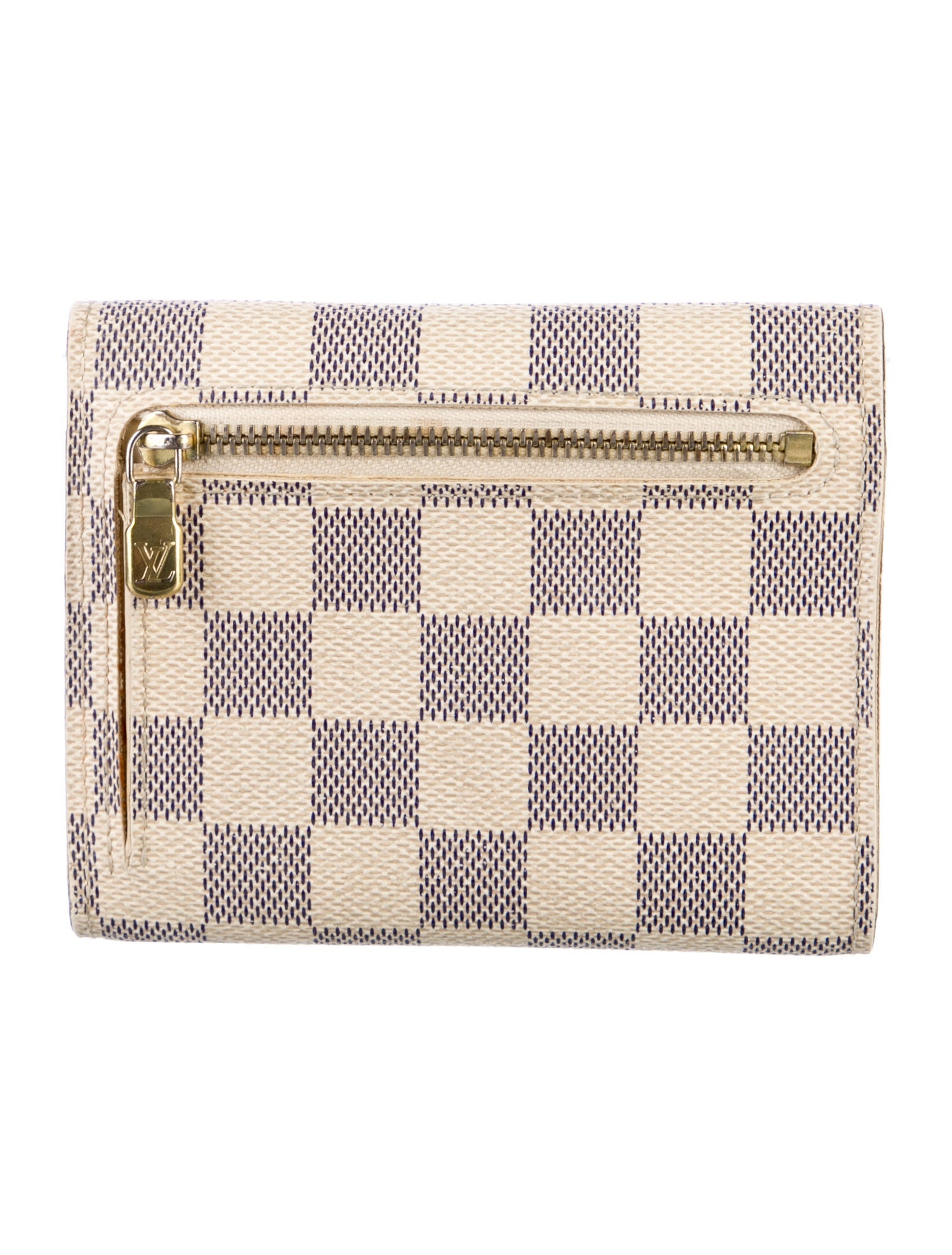 Louis Vuitton 2008 Damier Azur Pattern Koala Wallet